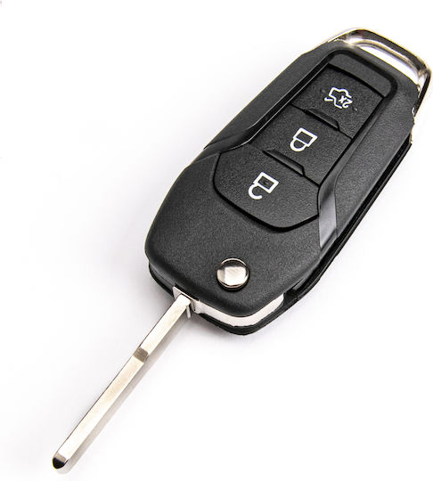 Autoschlüsselhülle Klappbar Ford Ranger T6 Fiesta Hu101 2 Tasten