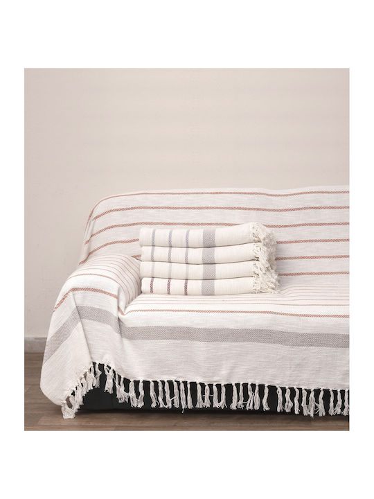 Viopros 2013 Three-Seater Sofa Throw Linen