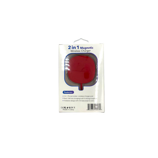 Wireless Charger (Qi Pad) 15W Red (Ω5090306-036)