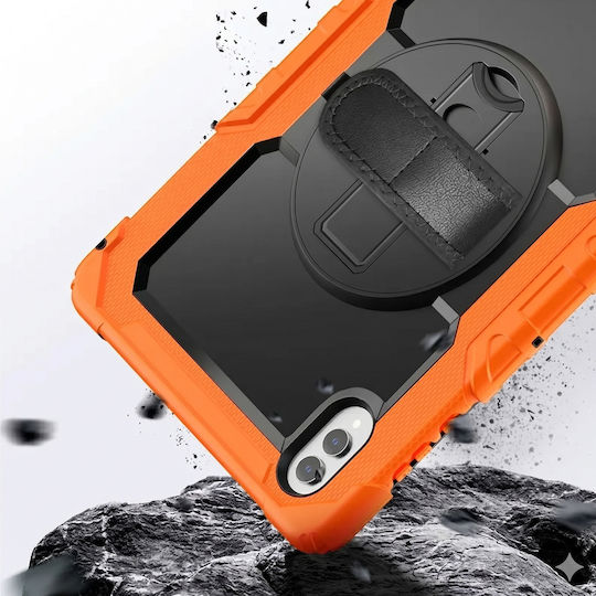 Avizar Full Body Case Galaxy Tab S11 Ultra Handle Stand Shoulder Strap Orange
