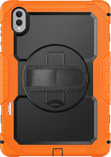 Avizar Full Body Case Galaxy Tab S11 Ultra Handle Stand Shoulder Strap Orange