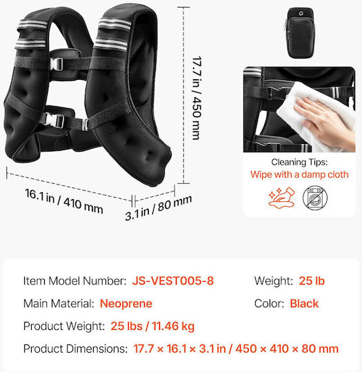 Vevor Vestă cu Greutate 11.5kg