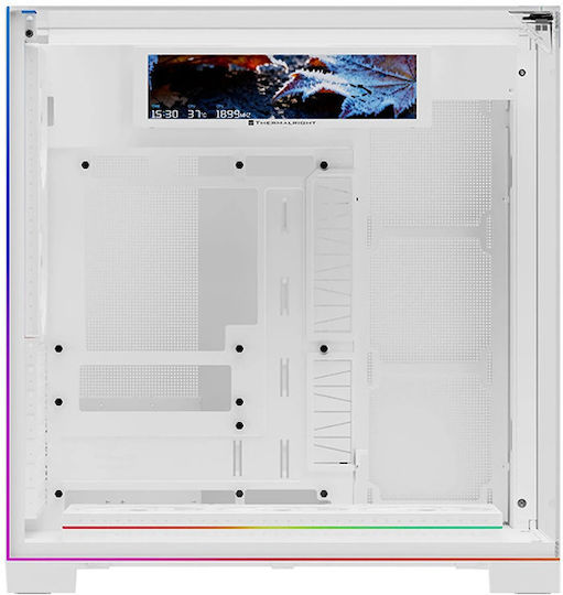 Thermalright A70 Vision ARGB Gaming Midi-Turm Computergehäuse mit Seitenfenster Weiß
