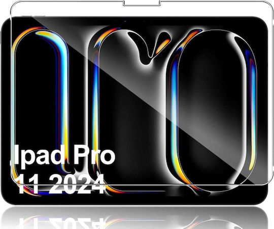 Protectoare De Ecran Din Sticlă Temperată Ipad Pro 11 2024 Claritate Maximă Protecție 0.33mm Strat Oleofobic Anti-Amprentă Skdr 3d Tab Glass Negru