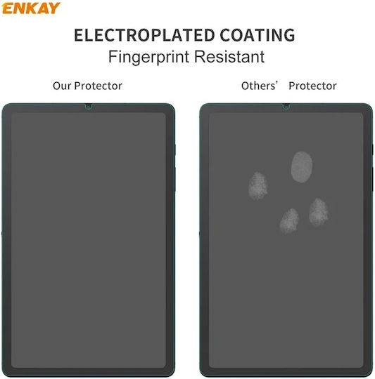 Protectoare De Ecran Din Sticlă Temperată Samsung Galaxy Tab S6 Lite Protecție Maximă Claritate 0.33mm Strat Oleofobic Anti-Amprentă Skdr 3d Tab Sticlă Neagră