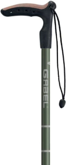Gabel Telescopic Aluminum Trekking Pole 1 Unit Green