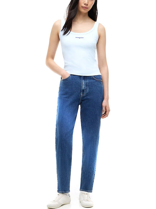 High Rise Women's Jean Pants in Mom Fit