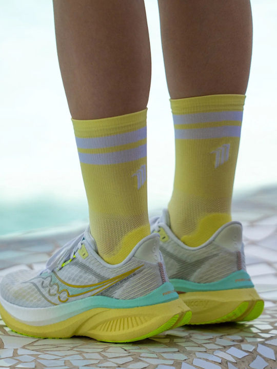 Sporcks Чорапи За Бягане Жълти 1 Чифт