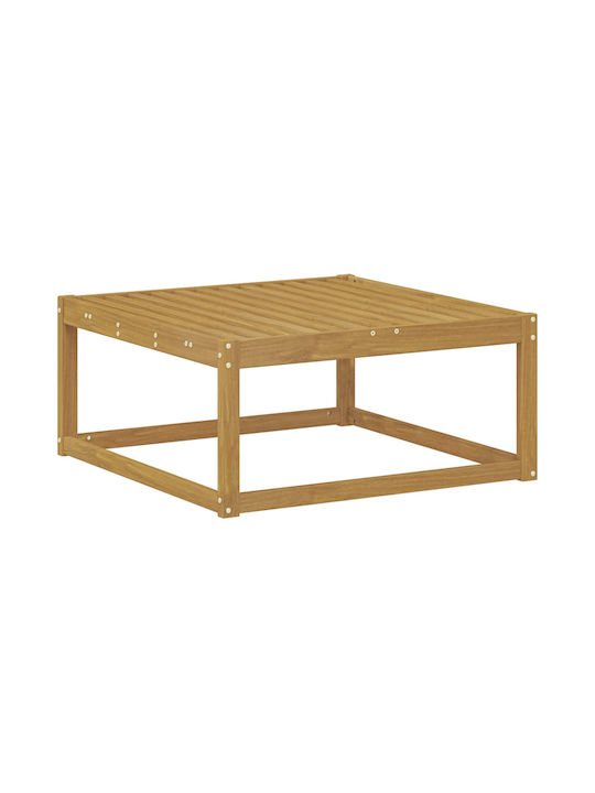 Hölzernes Gartenhocker Weiß 79x79x37cm