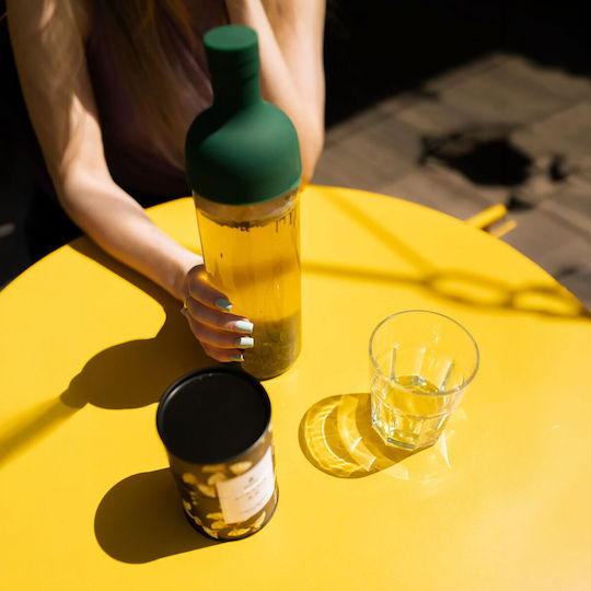 Moya Sticlă de Apă din Sticlă cu Capac cu Șurub Verde 750ml