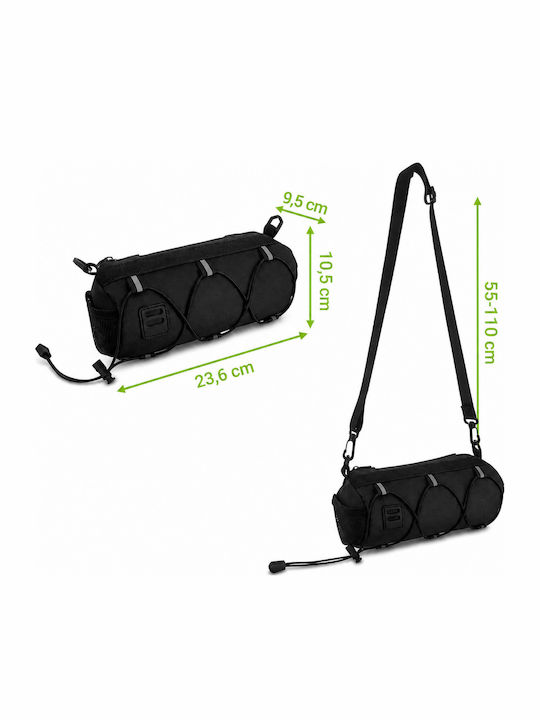 Fahrradtasche Lenker 1.5l Schwarz