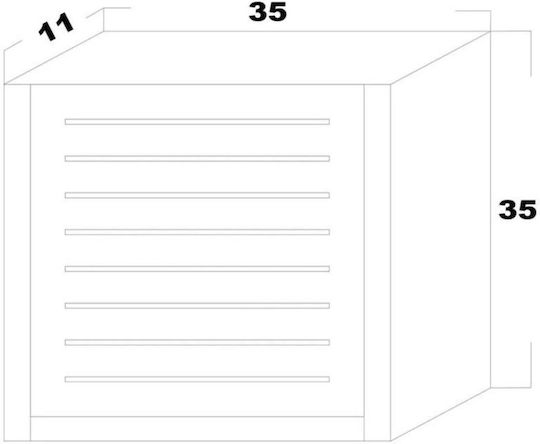 Ντουλάπι Τοίχου 39x11x11εκ. Ντουλάπι Τοίχου 39x11x11εκ.