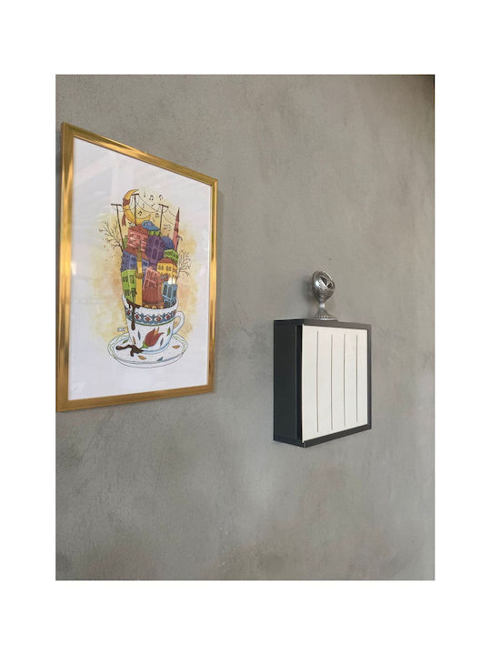 Cabinet De Perete Gri 39x11x11cm