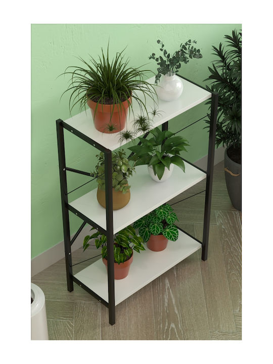 Bibliotecă Albă 60x30x90cm