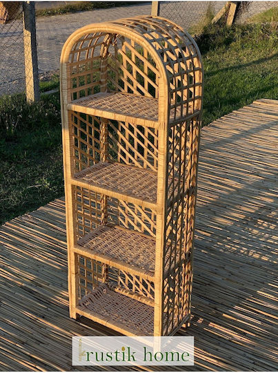 Bücherregal Beige 45x25x130cm