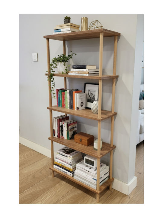 Bibliotecă Bej 60x25x136 cm