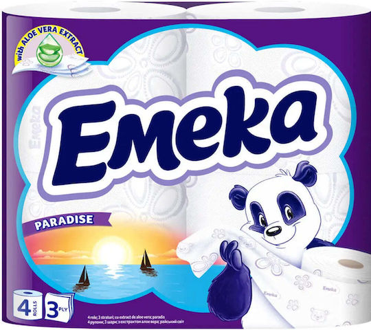 Emeka Χαρτί Υγείας 4 Ρολά 3 Φύλλων 3800024026508