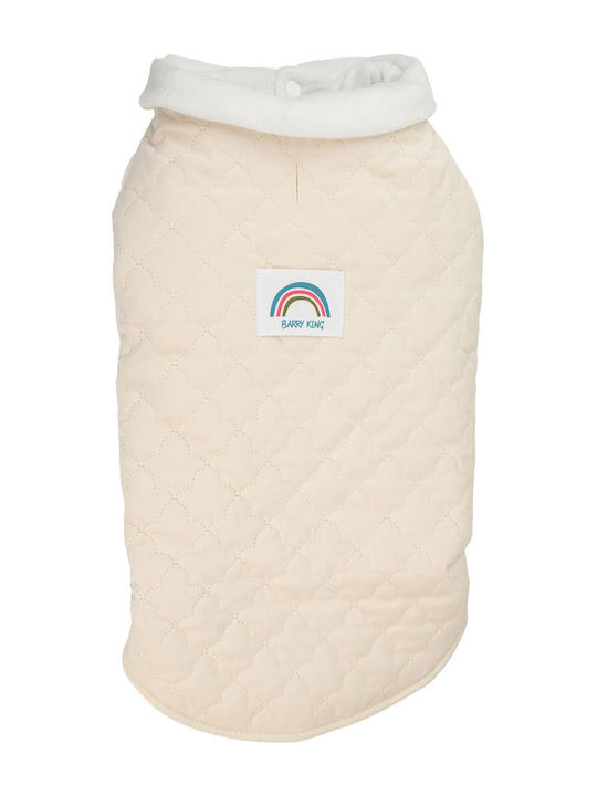 Barry King Beige Dog Coat Large With Back Length 45 cm