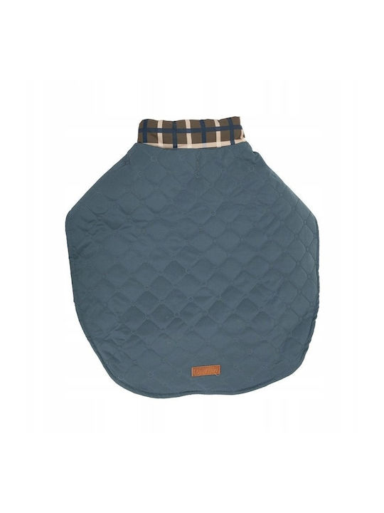 Barry King Blue Small Dog Coat with Back Length 35 cm