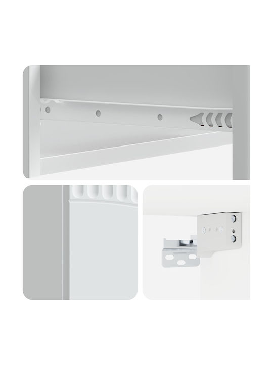 Wooden Console White L59xW34.5xH17cm