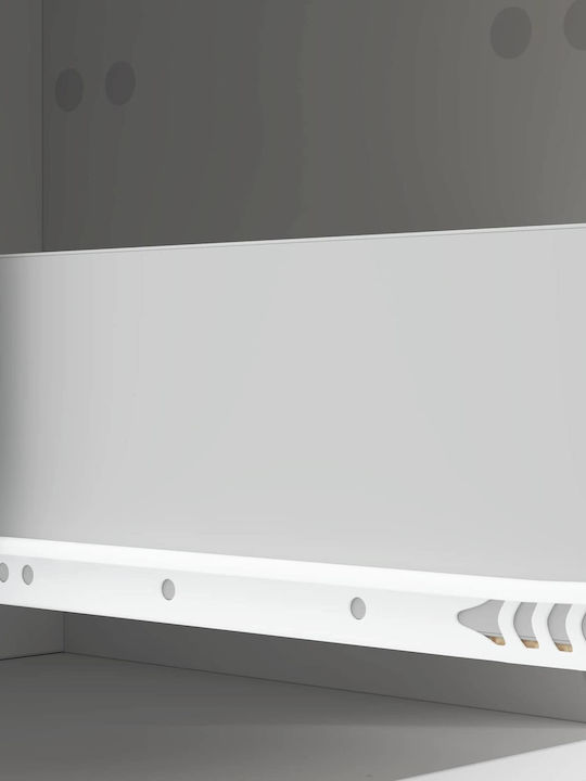 Wooden Console White L87.5xW34.5xH17cm