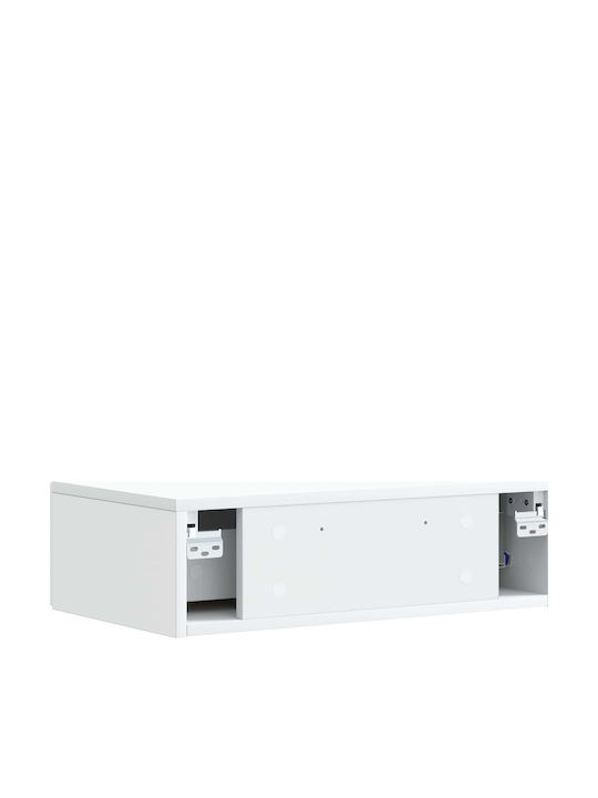 Wooden Console White L87.5xW34.5xH17cm