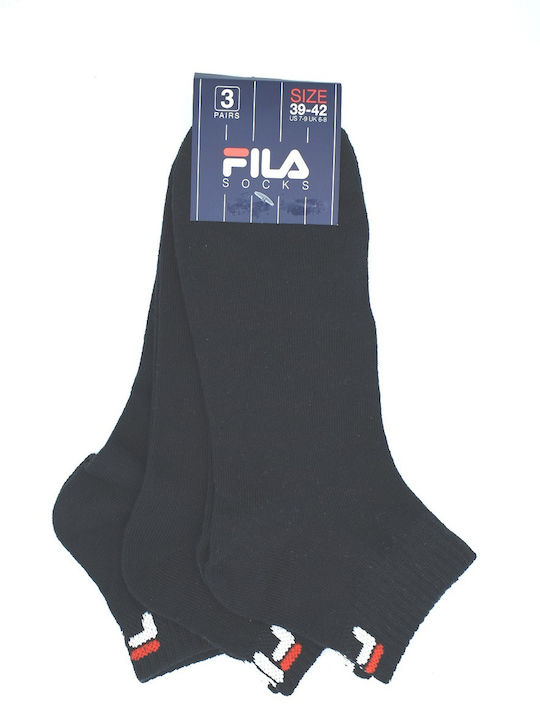 FILA Ανδρικές Κάλτσες Μαύρο 3Pack