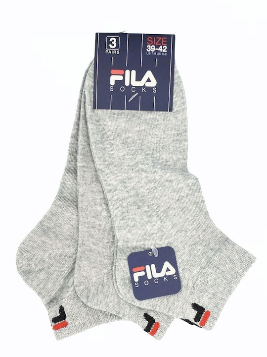 FILA Șosete Pentru Bărbați Albe 3Pack