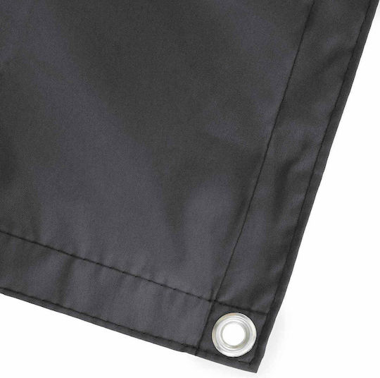 vidaXL Schattengewebe Schwarz mit PU-Beschichtung 1,8x10m 160g/m²