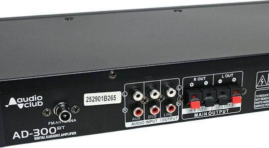 Audio Club AD-300BT Ολοκληρωμένος Ενισχυτής Hi-Fi Stereo AD-300BT