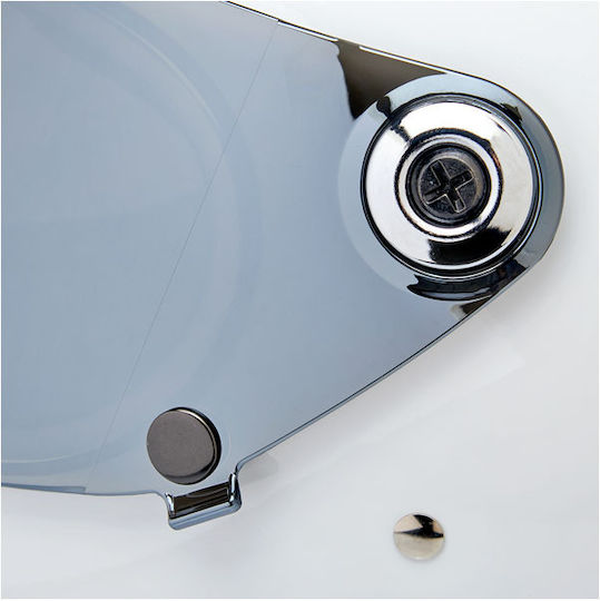 Biltwell Helmet Visor Spare Parts Kit Chrome