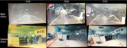 Dual Reverse Camera Truck Bus or Caravan Waterproof Cover Night IR Function