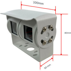 Dual Reverse Camera Truck Bus or Caravan Waterproof Cover Night IR Function