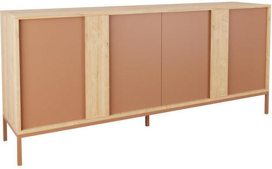 Μπουφές από Μέταλλο Καφέ 180x40x80cm Μπουφές από Μέταλλο Καφέ 180x40x80cm