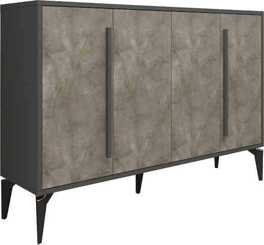 Bufet Din Lemn Multicolor 140x35x95cm