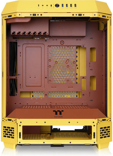 Thermaltake The Tower 600 Gaming Midi Tower Computer Case with Side Window Butter Caramel
