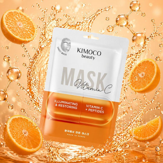 Kimoco Μάσκα Ομορφιάς Προσώπου για Λάμψη Με Νιασιναμίδη 23ml