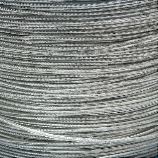 Galvanized Wire Rope Pvc 2mm 1mm Coating 500m 1x7 Din 3052 95kg