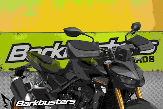 Barkbusters Installation Kit for Motorcycle Handguards in Black Colour