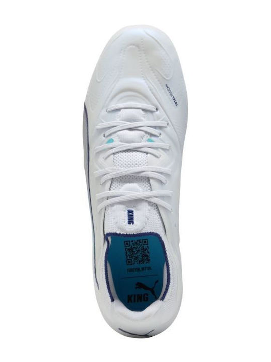 PUMA King 20 Ultimate MxSG Футболни Обувки с Бутони Бели