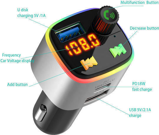 SPV FM Transmitter Car with USB