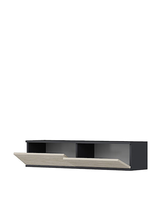 Έπιπλο Τηλεόρασης Γκρι Μ120xΠ30xΥ26cm