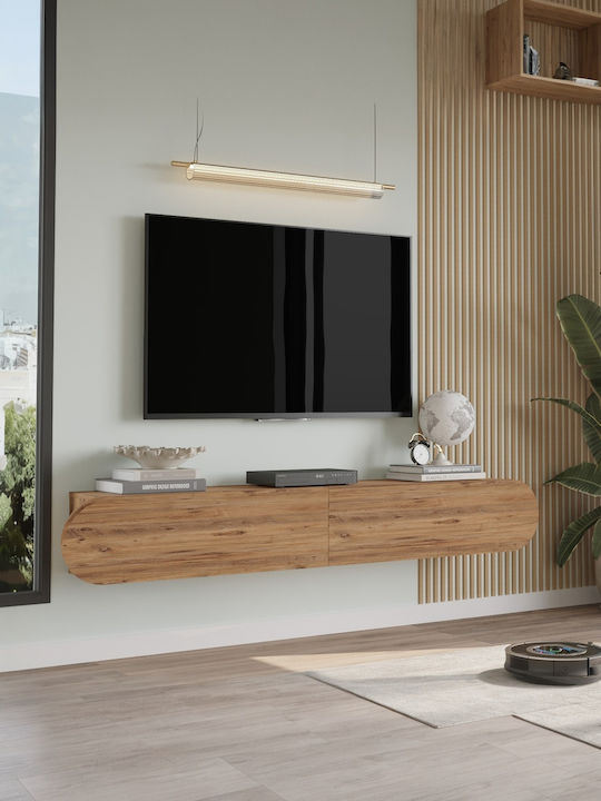 Beige TV Stand L180xD31xH30cm
