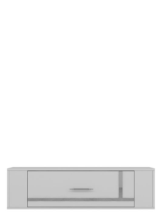 Stand TV Alb L120xA33xÎ33cm