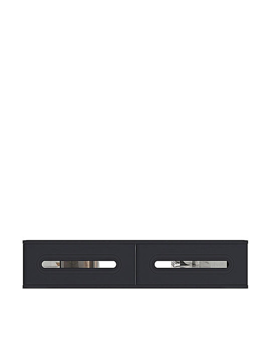 Έπιπλο Τηλεόρασης Γκρι Μ120xΠ30xΥ26cm