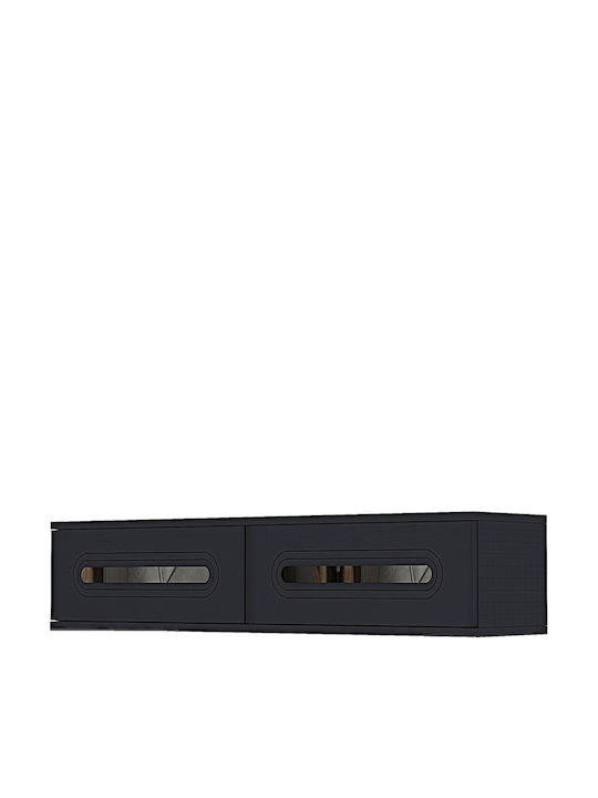 Έπιπλο Τηλεόρασης Γκρι Μ120xΠ30xΥ26cm
