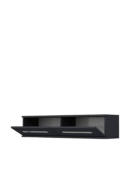 Έπιπλο Τηλεόρασης Γκρι Μ120xΠ30xΥ26cm