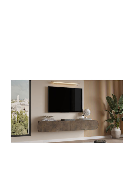 Bronze TV Stand L180xD31xH30cm