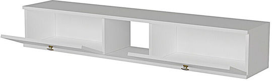 Έπιπλο TV Επιτοίχιο Λευκό 150x30x26εκ. Έπιπλο TV Επιτοίχιο Λευκό 150x30x26εκ.