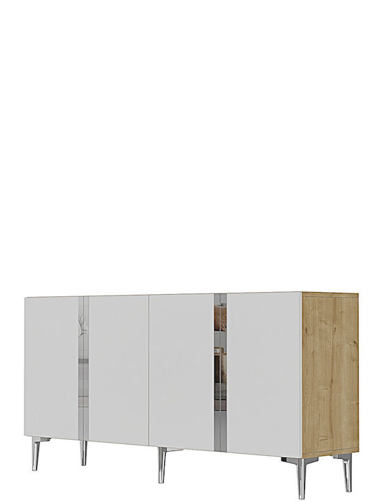 TV-Ständer Weiß M150xP32xH75cm